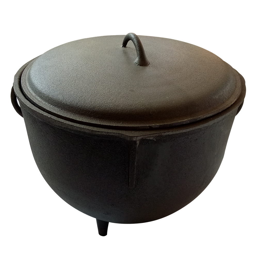 Large Cast Iron 25 gallon cauldron Pot