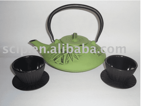 1.2L enamel cast iron tea pot for sale