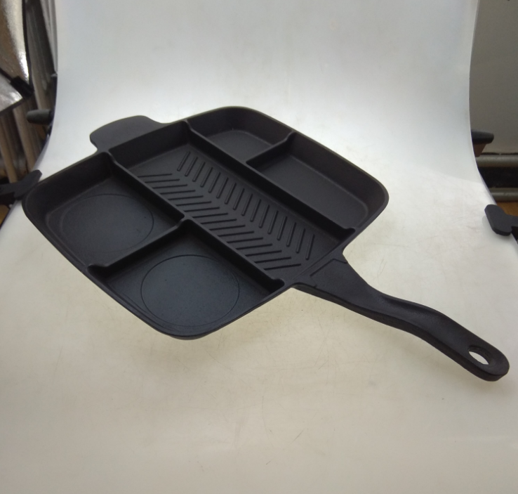 Chinese wholesale Cast Iron Pan Support -
 15 years golden supplier hot fashion 5-in-1 Cast iron bake frying pan – KASITE