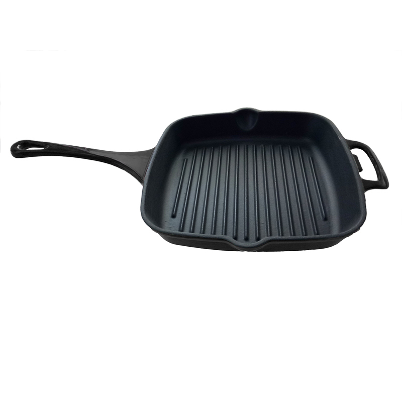 Reasonable price for Green Enamel Cast Iron Cookware -
 FDA certificate preseasoned cast iron skillet 27*27cm cast iron frying pan – KASITE