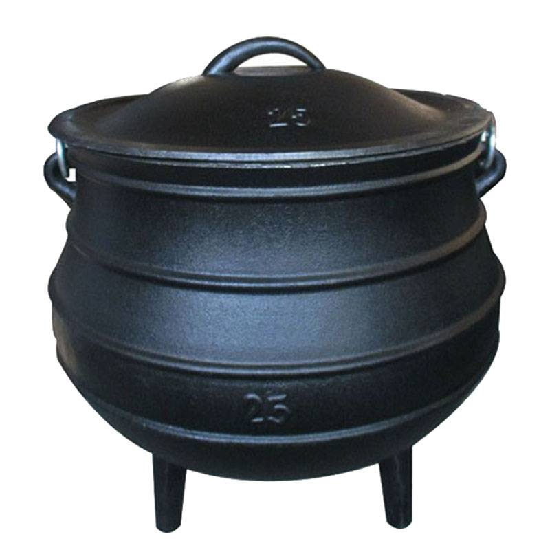 Lowest Price for Ceramic Teapot Cup Set -
 South African Cast iron Cauldron pot/Cast iron potjie	pot/South African dutch oven – KASITE