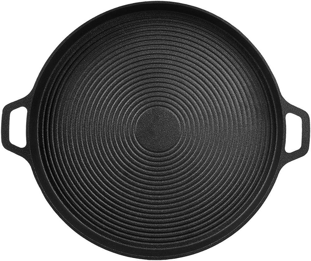 OEM Supply Cast Iron Grill Griddle -
 Non-stick Cast Iron Pizza Pan Pre-Seasoned – KASITE