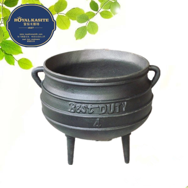 outdoor cooking cauldron pot south African pot with 3 legs and lid