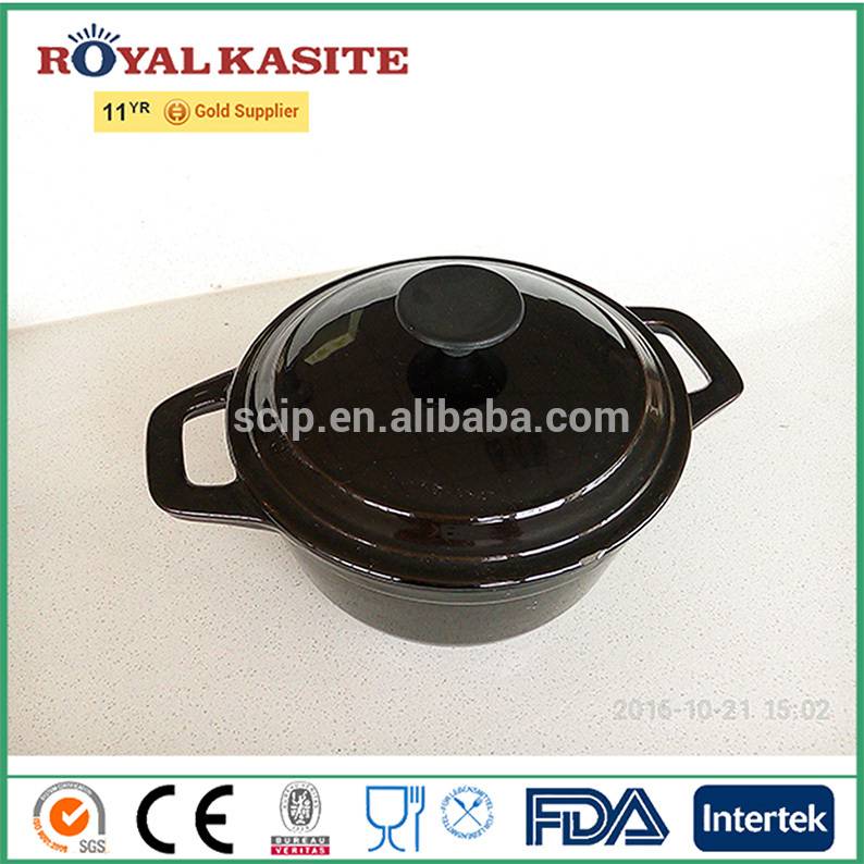 Eco-friendly hot selling no stick Cast Iron cocotte / cast iron casserole /cookware pot