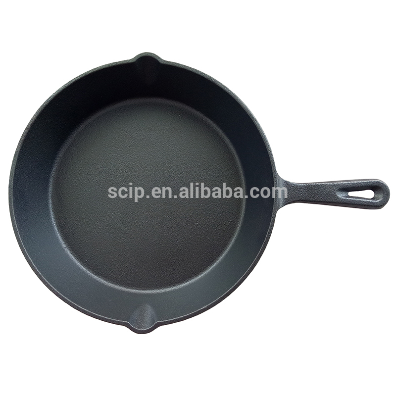 Preseasoned FDA Certification cast iron Grill Frying Pan /fry pan /skillet