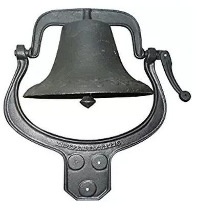 Large Cast Iron Farm Bell