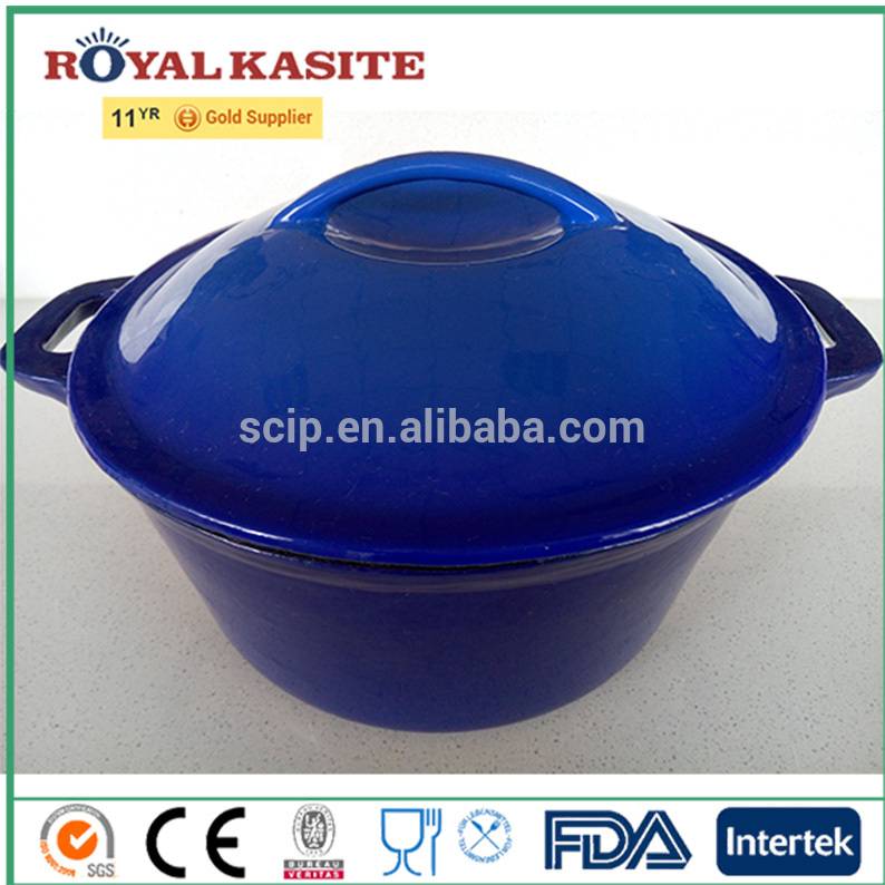 Multi-purpose cast iron cookware with LFGBCertification
