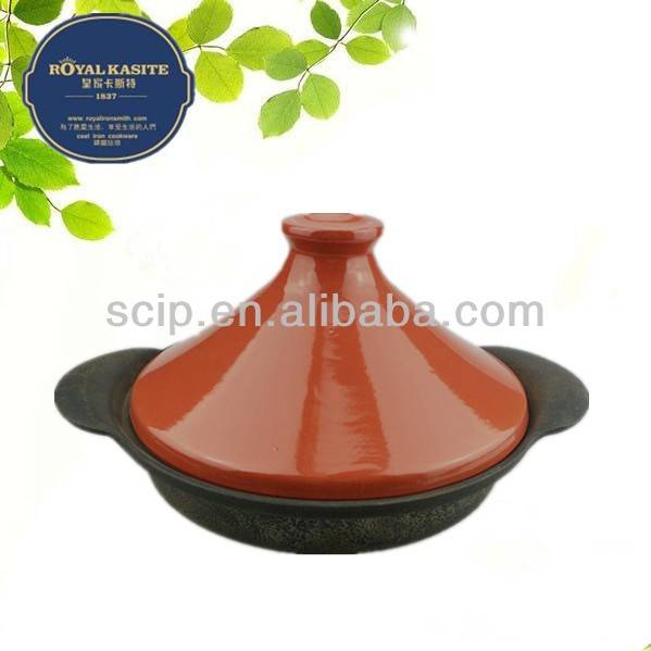 cast iron ribbed skillet wholesale with plastic cover