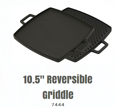 hot sale 10.5'' cast iron reversible griddle