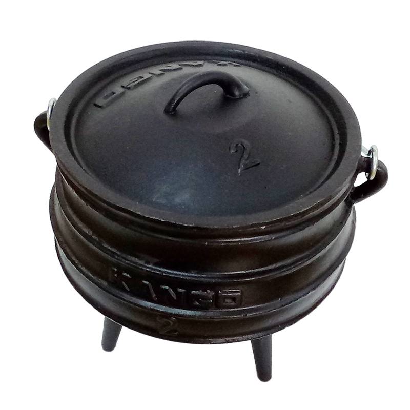 China New ProductPre-Seasoned Cast Iron Deep Skillet -
 wholesale hot selling potjie cast iron cauldron with three legged – KASITE