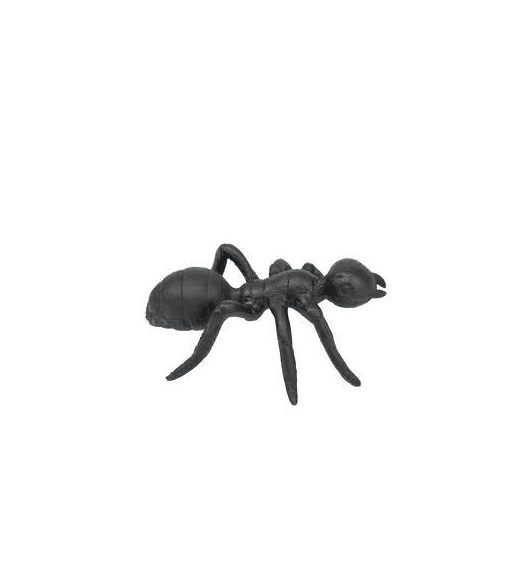 Cast Iron Black Ant Garden Statue Patio Yard Animal Insect