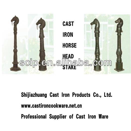 China Cheap price Cast Iron Round Handless Serving Griddle -
 Garden horse tie horse head stake horse post per designed – KASITE