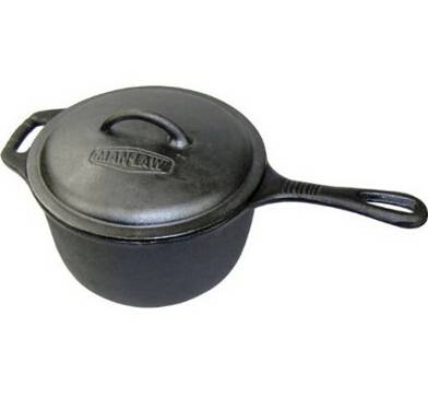 Cheap price Cast Iron Pan With Long Handle -
 3qt Saucepan with Lid – KASITE