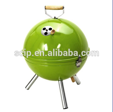 green Ball-shaped BBQ Grill for sale