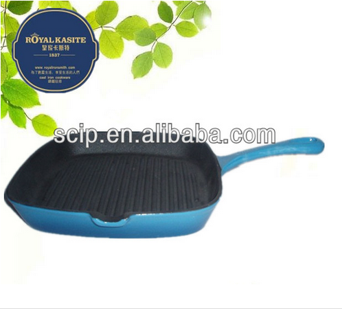 newest cheap enamel cast iron grill cast iron cookware