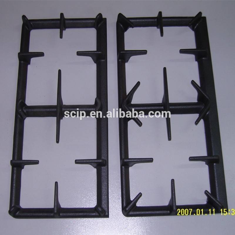 cast iron enamel cooking grid/enamel cast iron pan support