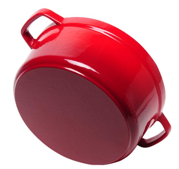 Factory wholesale Teapot Set -
 24cm cast iron color enamel dutch oven – KASITE