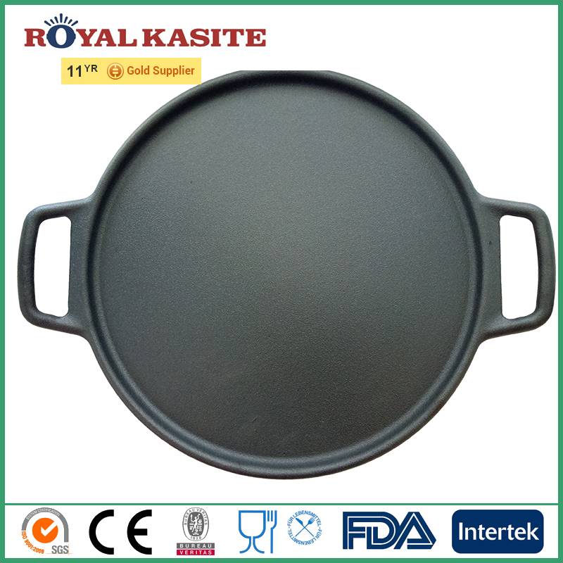 Reliable Supplier Metal Beauty Metal Crafts -
 Wholesale High quality Pre-seasoned Cast Iron Pizza Pan – KASITE