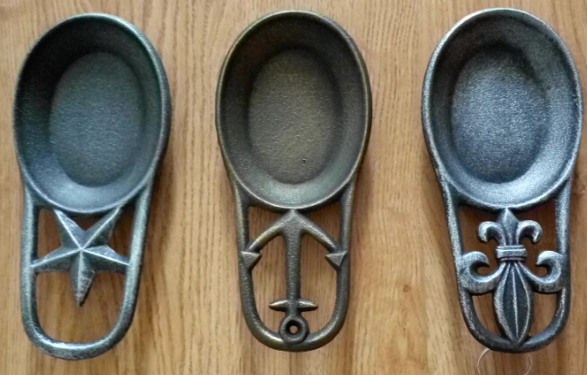 cast iron spoon rest 8''