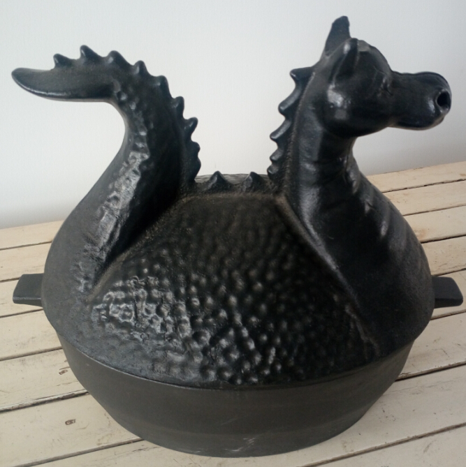 New Delivery for Metal Crafts Badge Pin Holder -
 hot sale cast iron dragon steamer – KASITE
