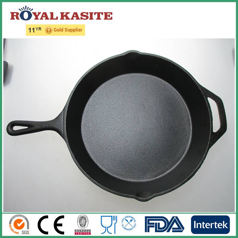 Daad Cast Pre-Marexaan Iron Skillet Cookware Set