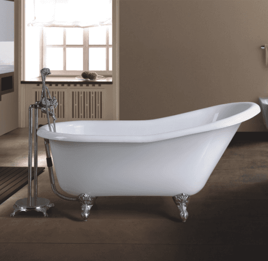 enamel cast iron bathtub single slipper SW-1006