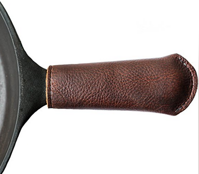 Leather Cast Iron Skillet Handle Cover
