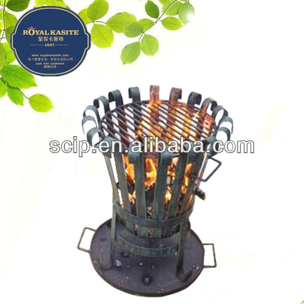 cast iron outdoor fireplace