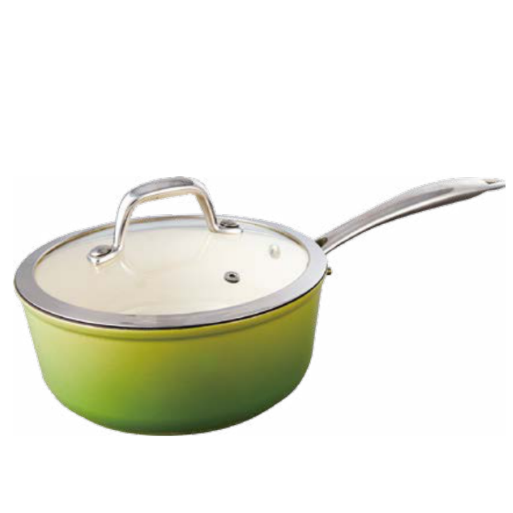 lightweight enamel cast iron sauce pan cast iron pot with cover
