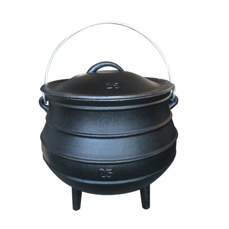Wholesale South Africa large witches potjie pot Cast Iron cauldron