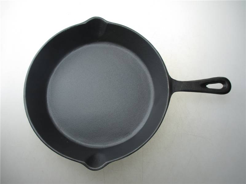 Wholesale Cast Iron Skillet With Two Ear Double Sided Grill Fry Pan factory  and suppliers