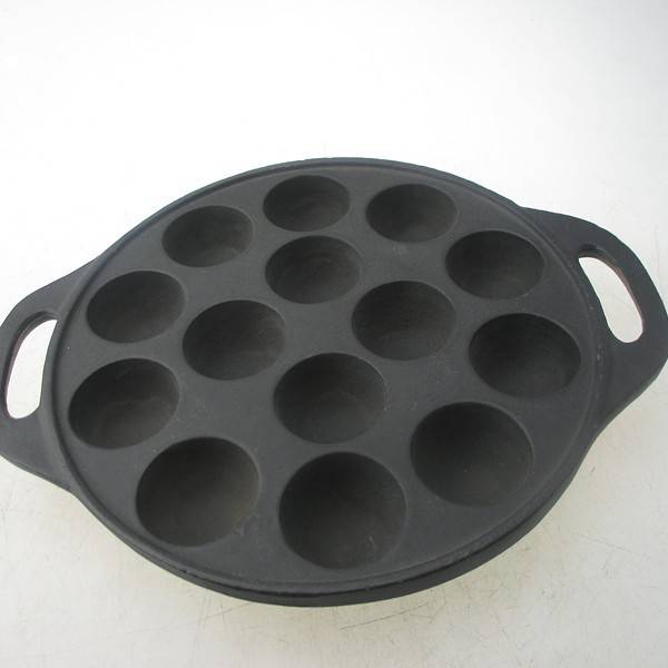 China Royal Kasite SGS FDA FOOD SAFTY CONTACT cast iron pancake pan