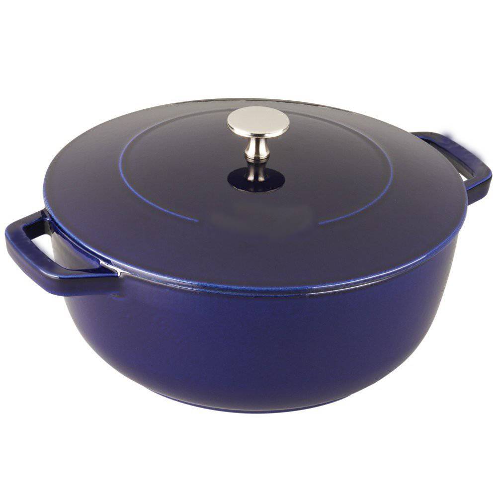 Hot New Products Antique Glass Teapots -
 Amazon cast iron pot enamel casserole in blue coating – KASITE