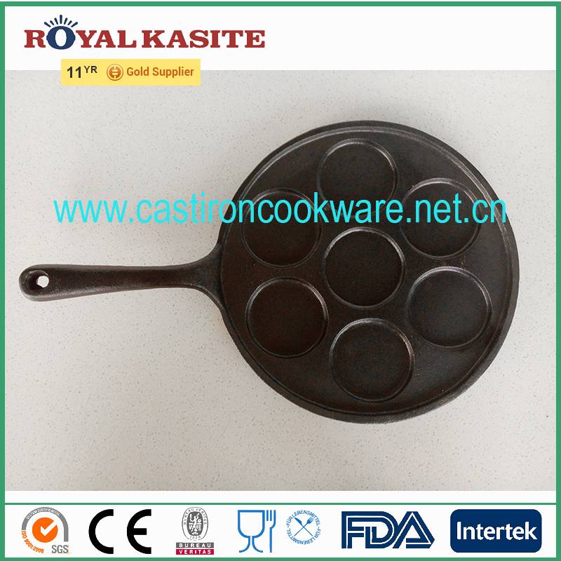 Factory Promotional Red Enamel Cast Iron Cookware -
 cast iron 8cup cake mould preseasoned – KASITE