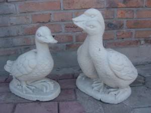 Duck Shaped Cast Iron Sculpture