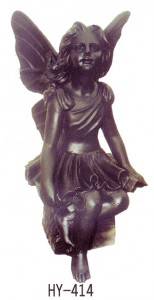 Angel Cast Iron Statue and Sculpture