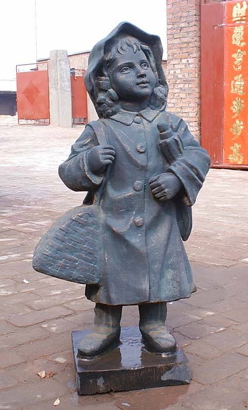Best Price for Wooden Handle Promotional Enamel Teapot -
 Innocent Children Cast Iron Sculpture  – KASITE