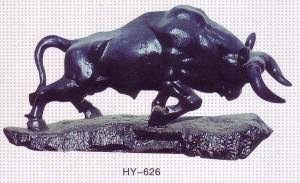 Bullfight Cast Iron Sculpture