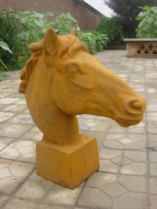 Horse Cast Iron Sculpture