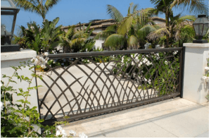 Luxury Garden Metal Gates Wrought Iron Villa Gate