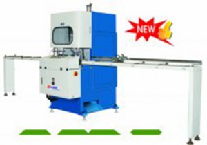 vertical uPVC window 3 in 1 cutting machine launched