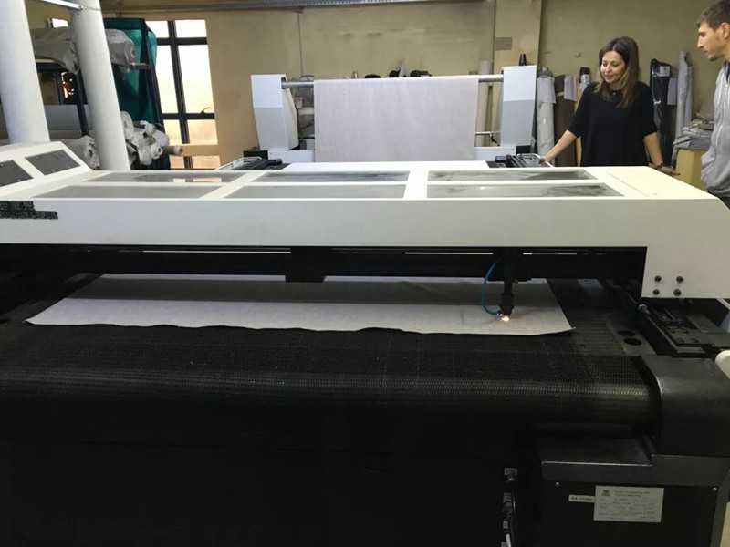 laser cutting machine for textile