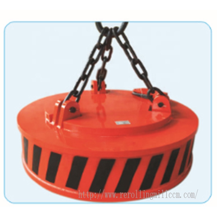 Steel Scrap Circular Lifting Magnet ( Electromagnetic ) with Crane