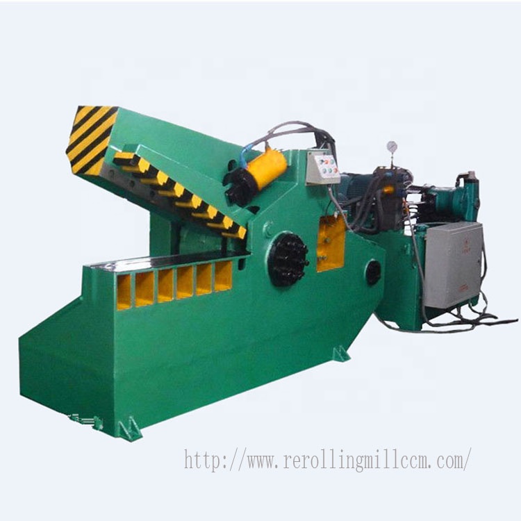 CNC Hydraulic Steel Alligator Shear Metallurgy Equipment Rebar Cutting Machine