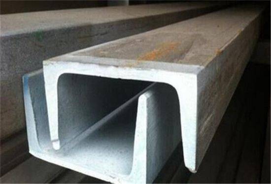 Tamaños de acero del canal en U / JIS estándar laminado en caliente 100 * 50 * 5.0 mm Tipo U Barra de acero en canal