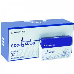 CCOBATO-HEAT-HERBAL-STICKS-NICOTINE FREE-BLUEBERRY-WITH CAPSULE