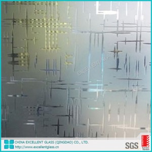Acid Etched Laminated Glass
