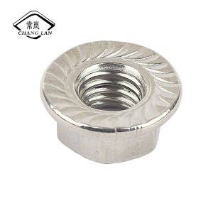 High definition Stainless Steel Glass Fasteners - flange nut – ChangLan