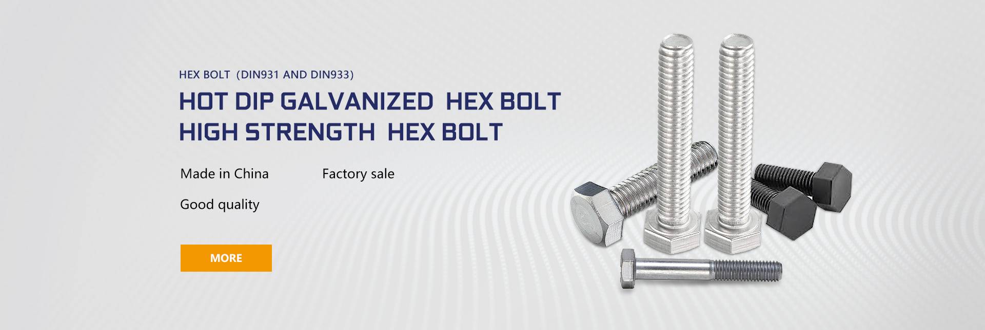 Hot Dip Galvanized  hex bolt