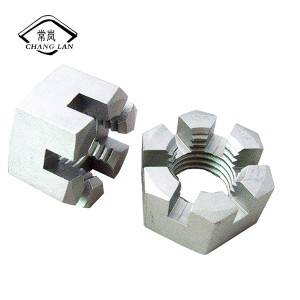 Excellent quality Carbon Steel Zinc Plated Torx Hex Screw - slotted nut – ChangLan